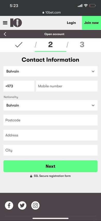 How to Register bet Step