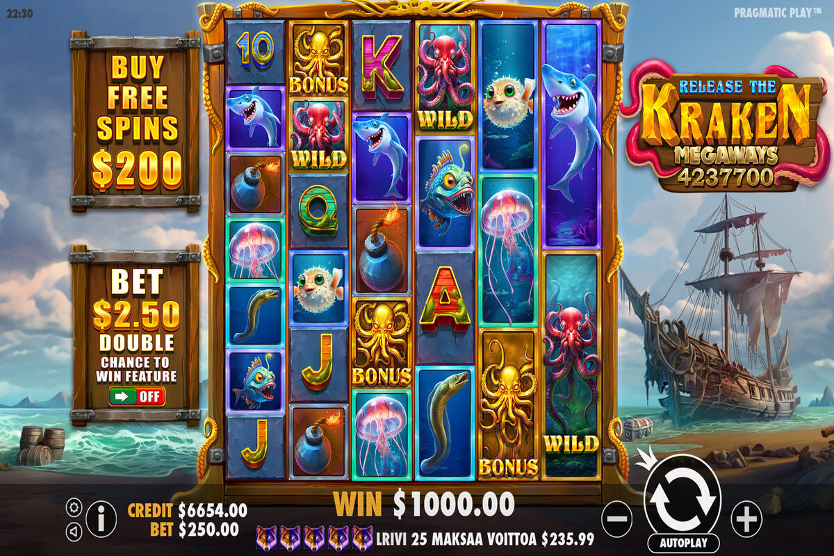 Release the Kraken Megaways screenshot 